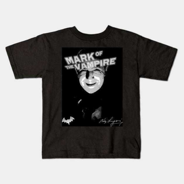 Mark Of The Vampire Kids T-Shirt by OriginalDarkPoetry